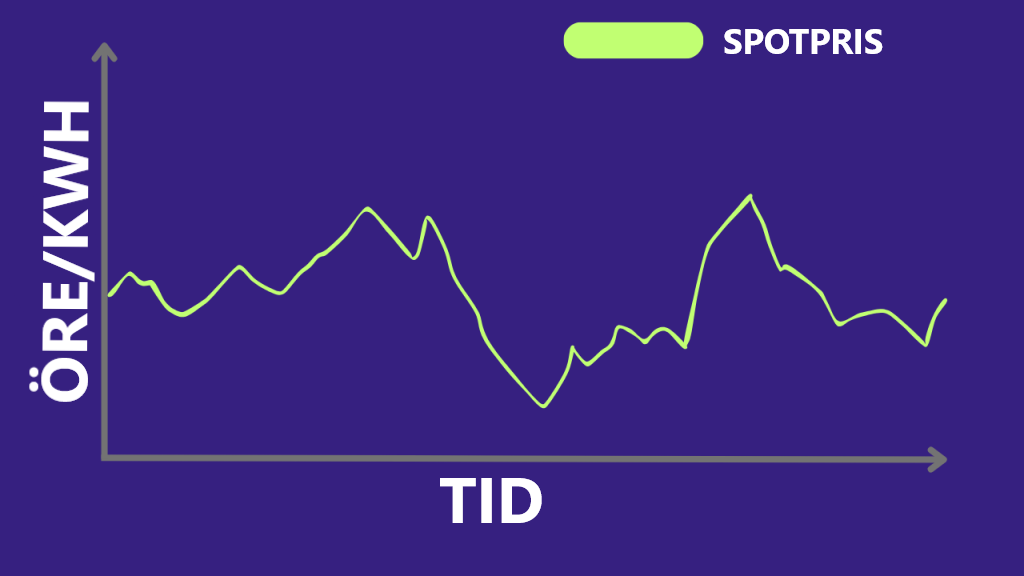 Den fiktiva prisvariationen på börsel.